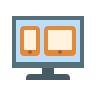 Responsive website icon